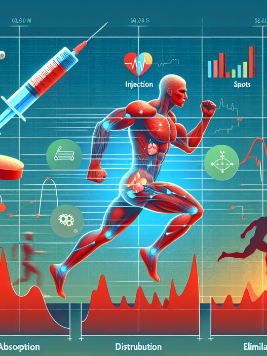 Caractéristiques de la pharmacocinétique des injections de stéroïdes pendant les activités sportives