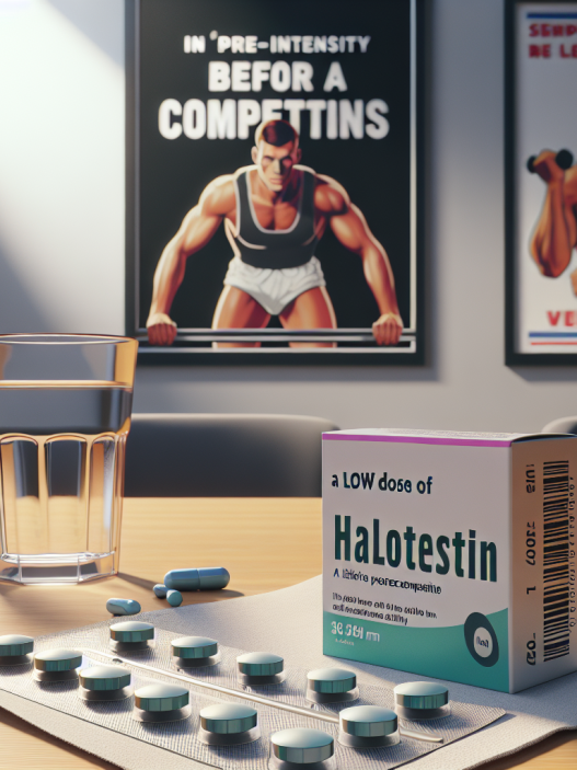 L'Halotestin à faible dose est utilisé comme "pré-intensité" avant les compétitions