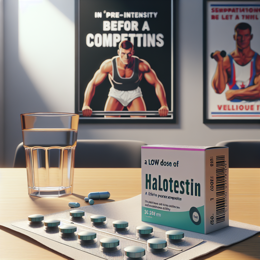 L'Halotestin à faible dose est utilisé comme "pré-intensité" avant les compétitions
