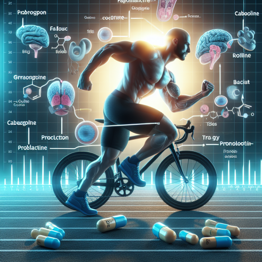 La Cabergoline affecte-t-elle les niveaux de prolactine au cours d'un cycle d'entraînement ?