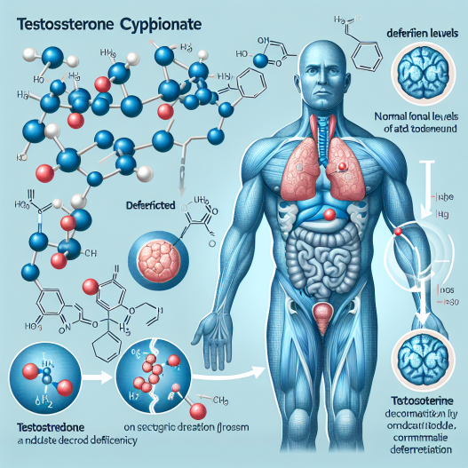 Cypionate de testostérone et correction du déficit en testostérone chez l'homme
