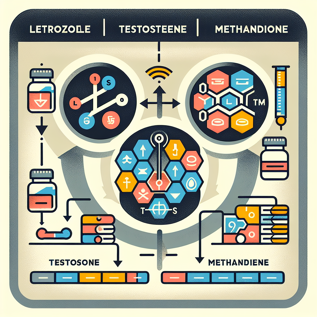 Le létrozole dans les programmes contenant de la testostérone et de la méthandiénone