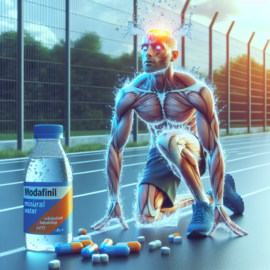 Modafinil dans l'eau minérale sportive : Effets sur la clarté mentale dans la chaleur