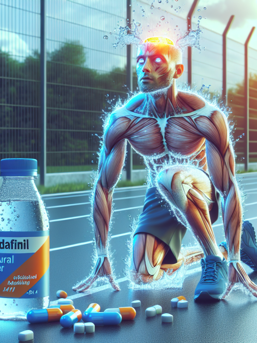 Modafinil dans l'eau minérale sportive : Effets sur la clarté mentale dans la chaleur