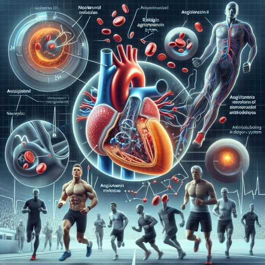 Comment le nébivolol affecte le taux d'angiotensine II chez les sportifs