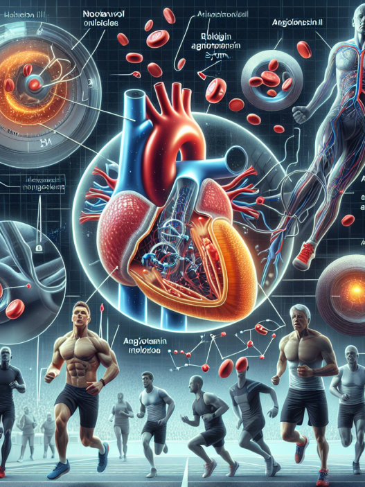 Comment le nébivolol affecte le taux d'angiotensine II chez les sportifs