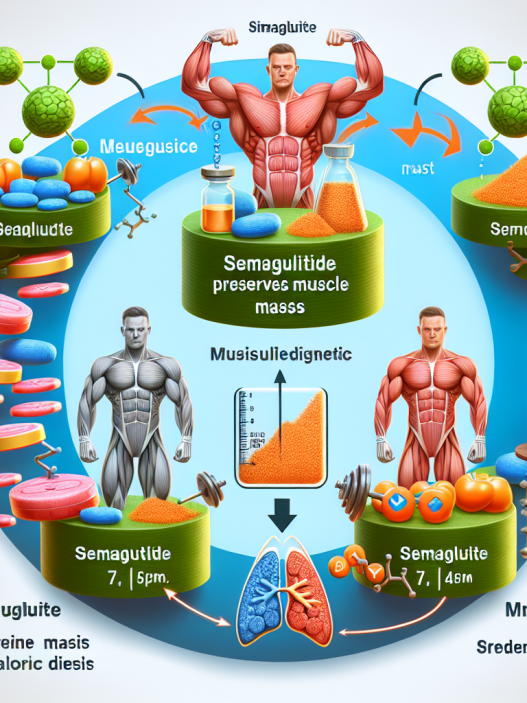 Comment le sémaglutide affecte-t-il la préservation musculaire en cas de déficit calorique ?