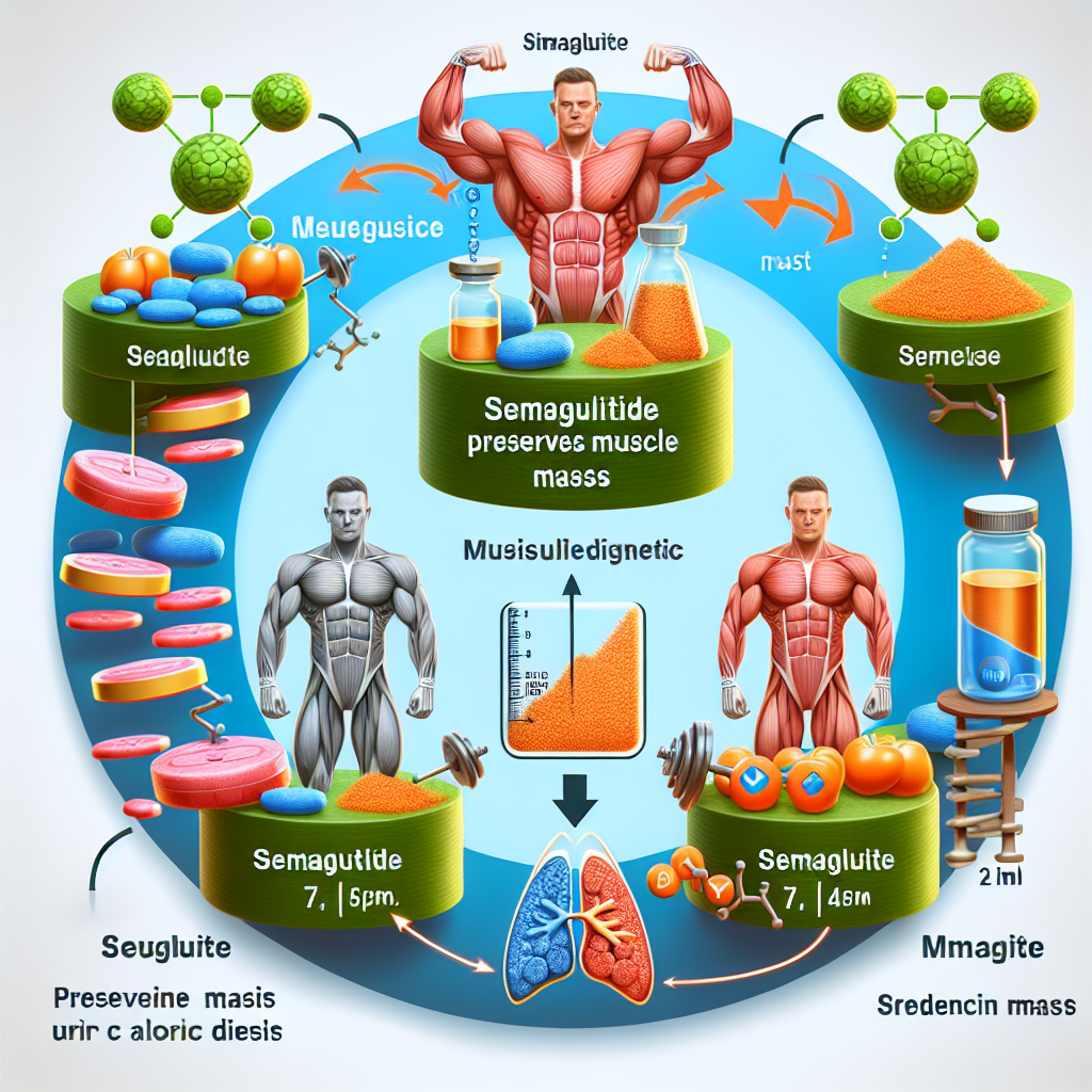 Comment le sémaglutide affecte-t-il la préservation musculaire en cas de déficit calorique ?