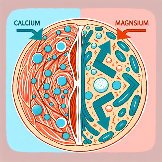 Effet du magnésium sur l'équilibre calcique et magnésium dans les muscles