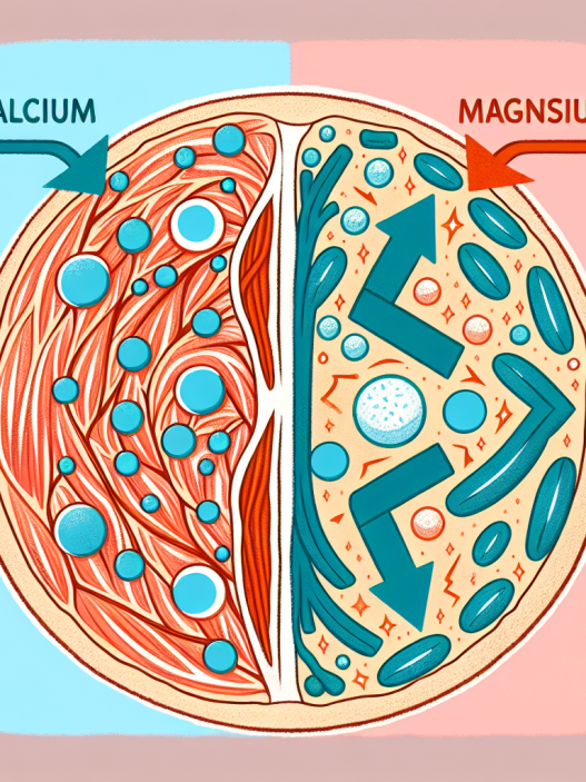 Effet du magnésium sur l'équilibre calcique et magnésium dans les muscles
