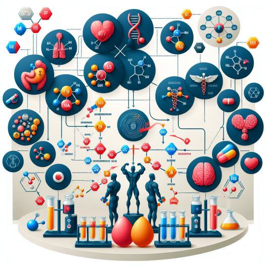 Interaction de la tréstolone énanthate avec d'autres hormones de croissance
