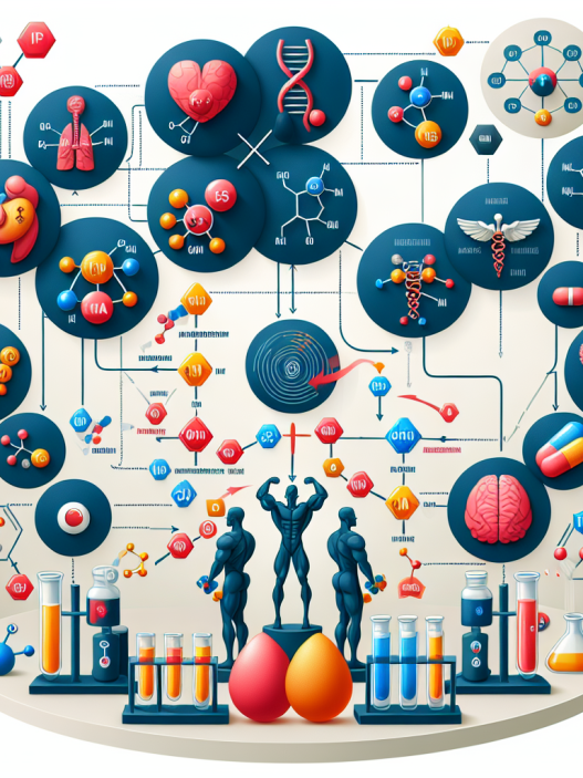Interaction de la tréstolone énanthate avec d'autres hormones de croissance