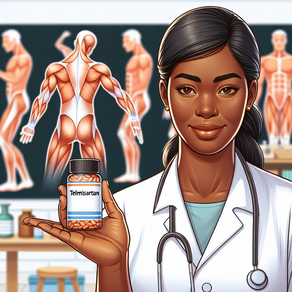 Utilisation du telmisartan pour prévenir les crampes musculaires