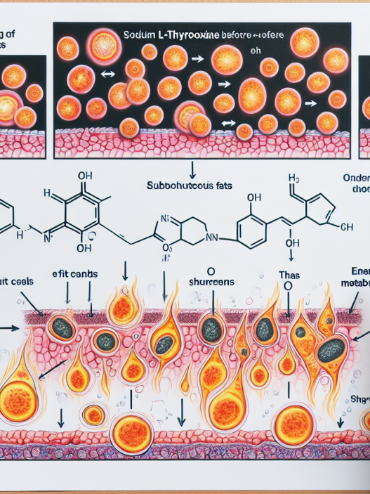 Utilisation Effet de la L-thyroxine sodique sur la combustion des graisses sous-cutanées