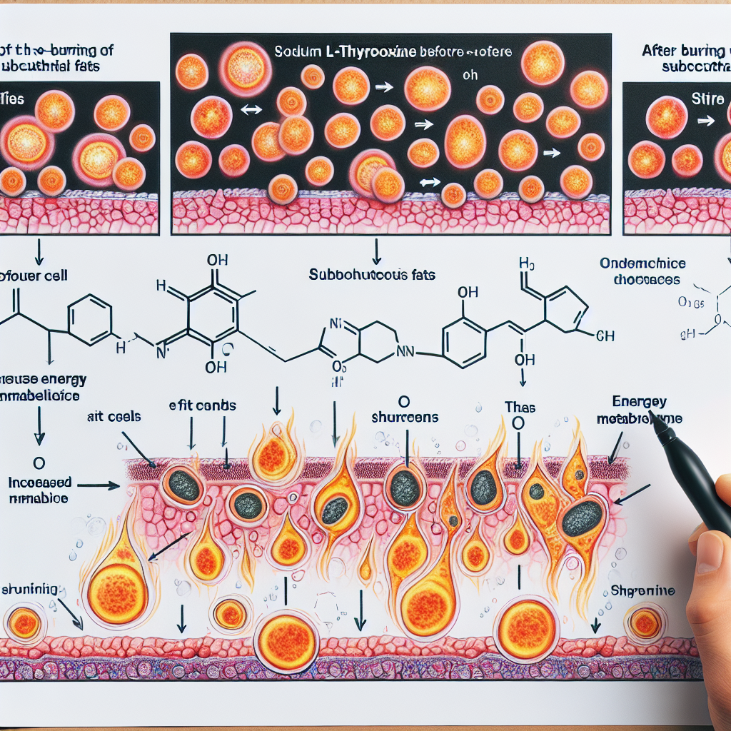 Utilisation Effet de la L-thyroxine sodique sur la combustion des graisses sous-cutanées