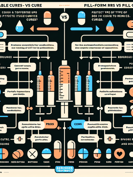 Comparaison des cures injectables et en comprimés pour débutants