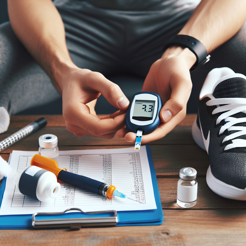 Contrôle de la glycémie après l'entraînement avec l'insuline