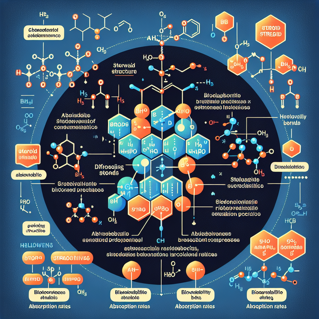 La biodisponibilité des différents stéroïdes et son effet sur le traitement.