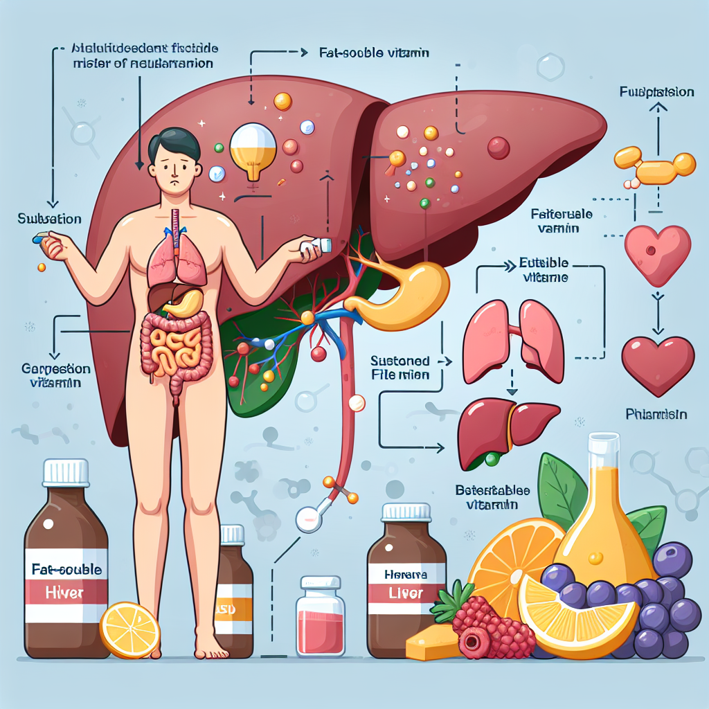 La fonction hépatique dépend des vitamines liposolubles